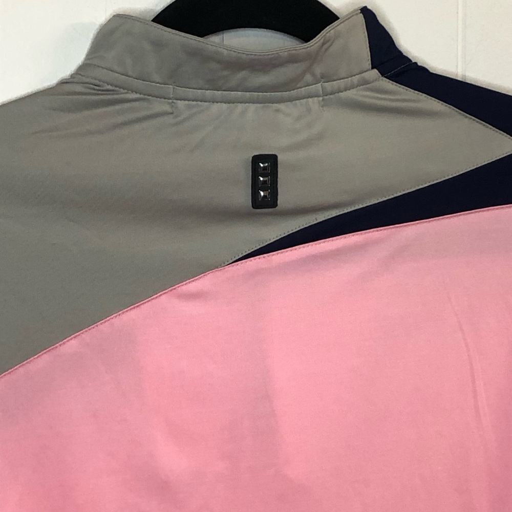Jamie Sadock Pink, Gray, and Teal 1/4 Zip Polo Activewear Top Small - Picture 5 of 5